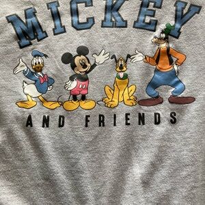 Disney Mickey‎ and Friends Heather Gray Tee